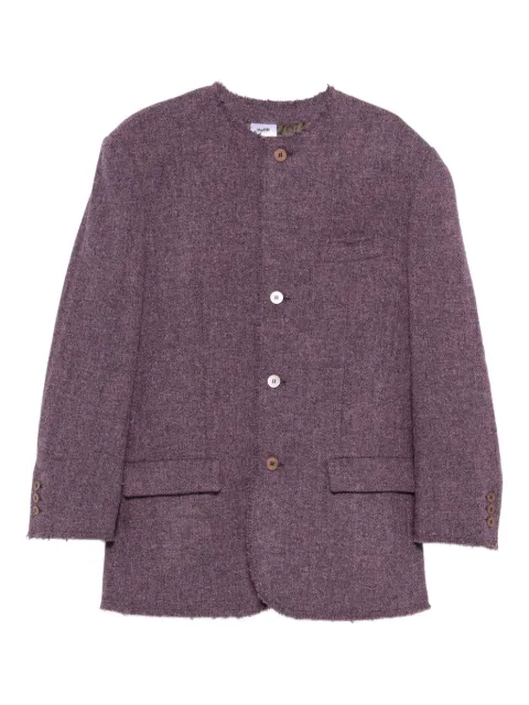 Magliano tweed button-fastening jacket