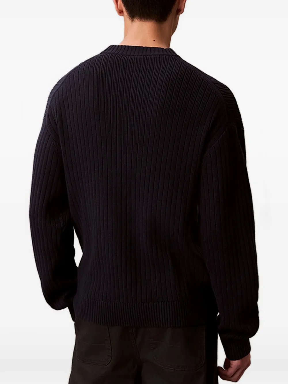  Calvin Klein Jeans Ribbed Jumper - Blue 