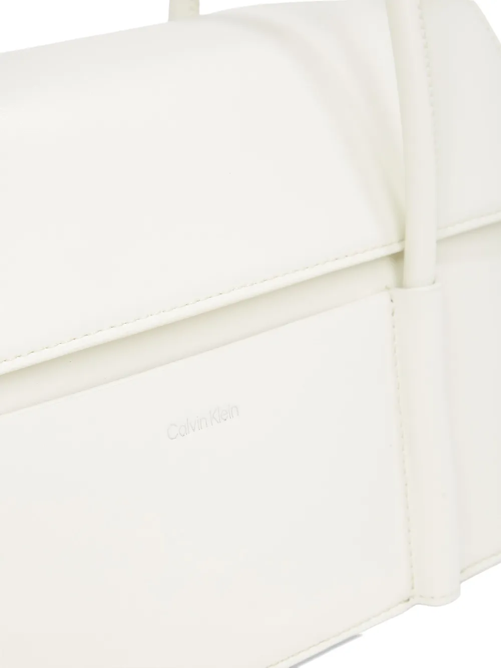 Calvin Klein Flap Shoulder Bag In White