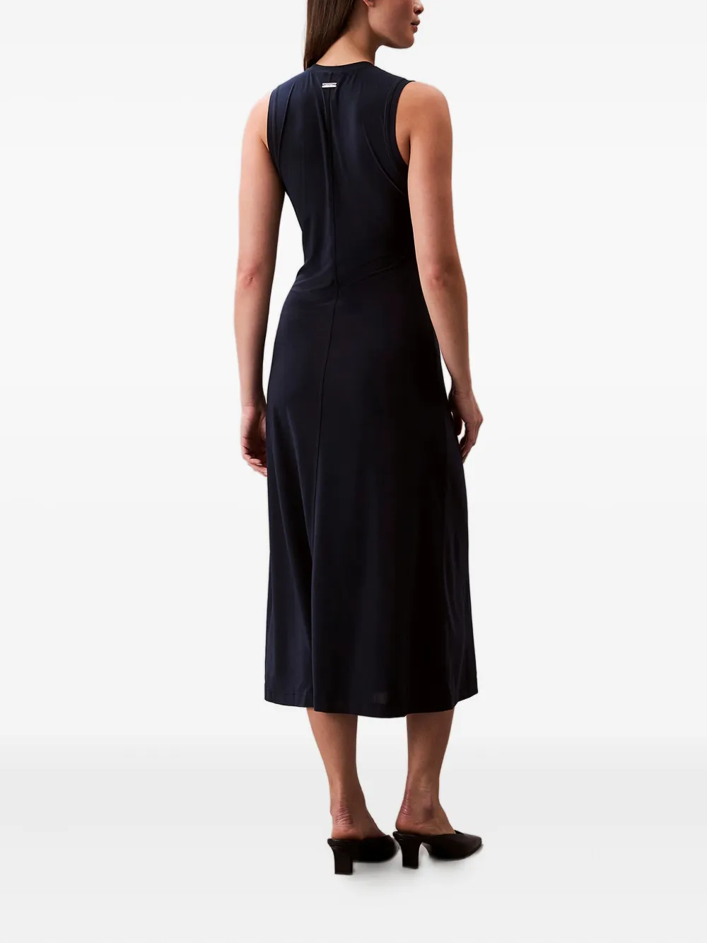 Calvin Klein Jeans Est.1978 Sleeveless Midi Dress In Blue