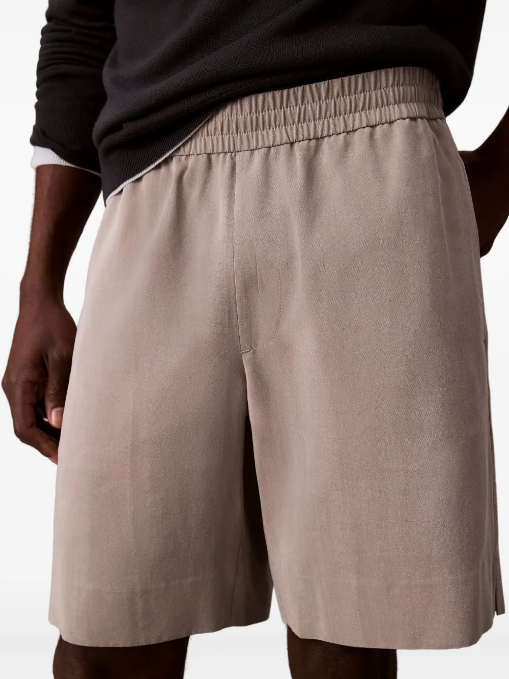 Calvin Klein Zwembroek met elastische tailleband Beige