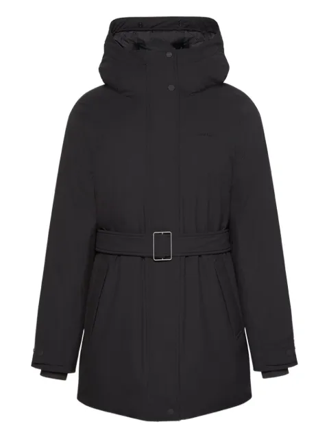 Calvin Klein hooded belted jacket