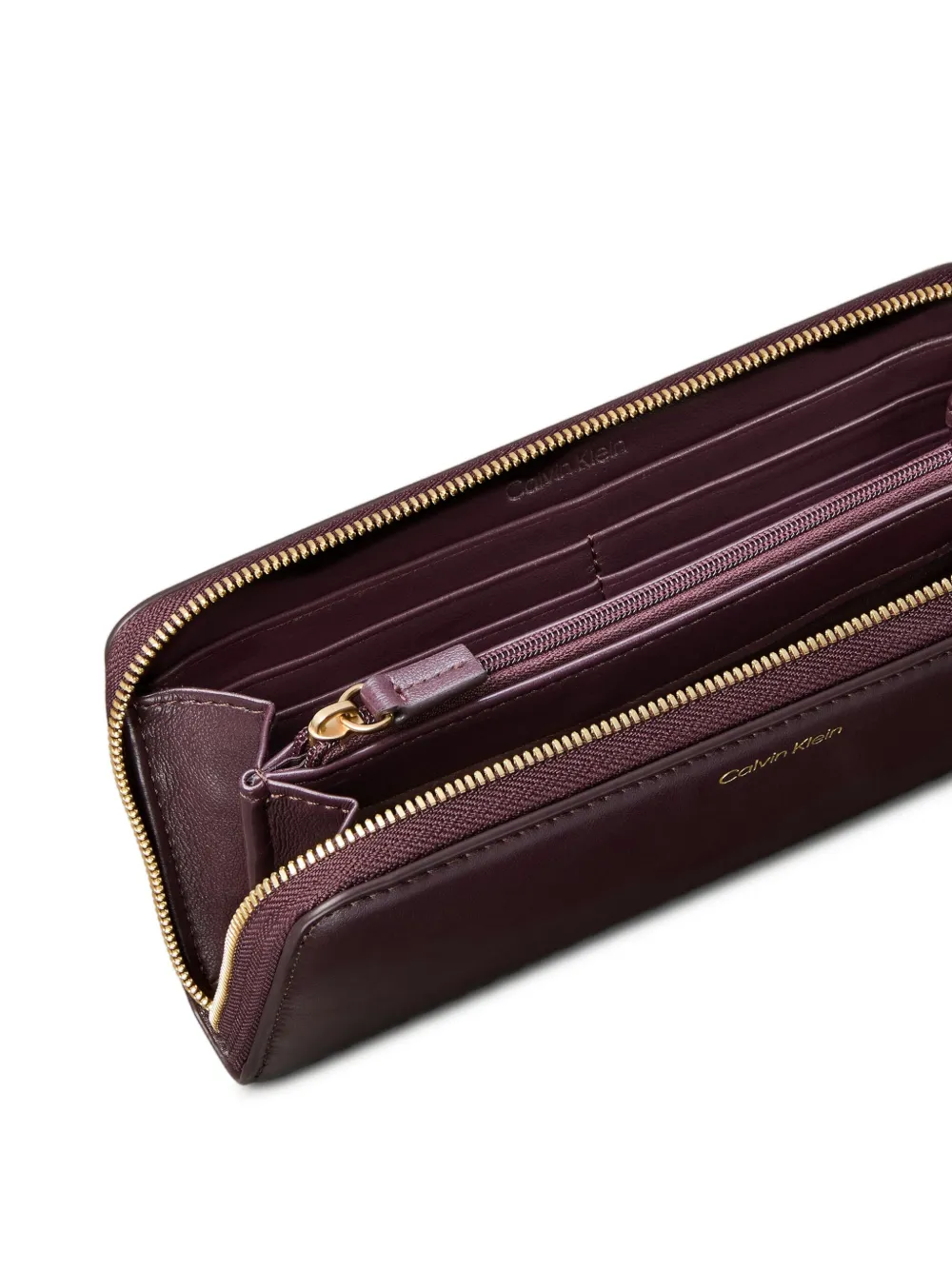 Calvin Klein Portemonnee met rits Rood