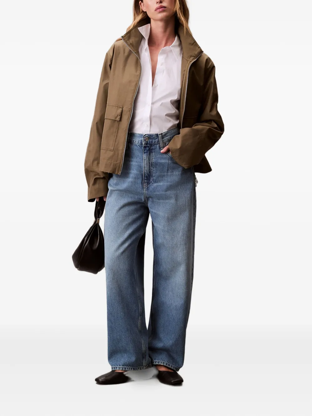 Calvin Klein zip pocket jacket | Varsity Jackets | Image 2