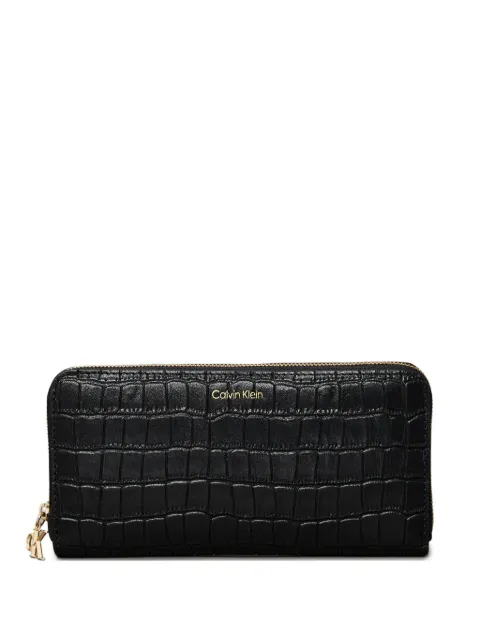 Calvin Klein  zip-around leather wallet