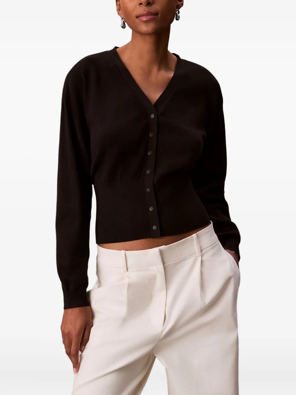 Calvin Klein Jack met drukknoopsluiting Zwart