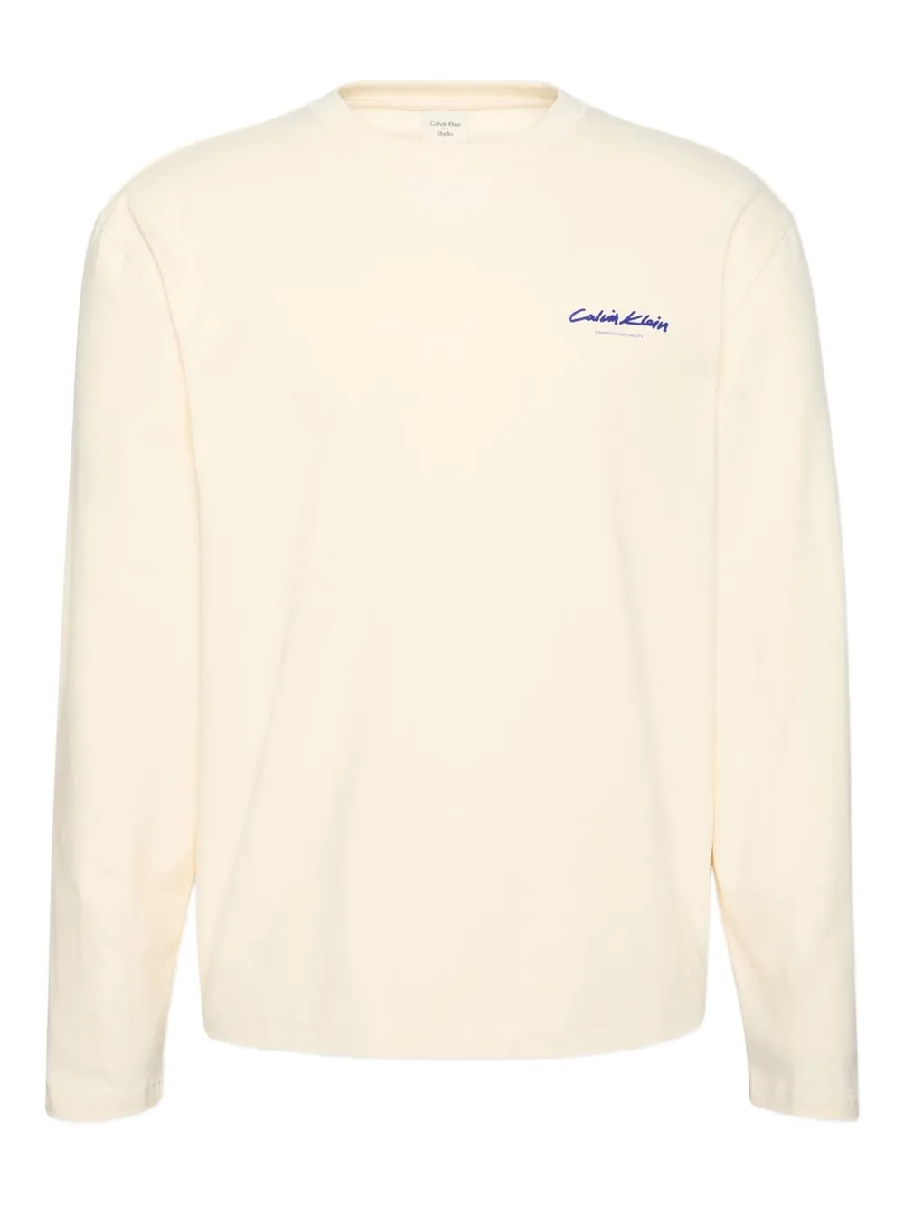 Calvin Klein Klassisches Langarmshirt | Nude | Image 1