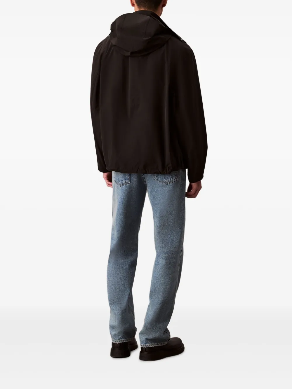 Calvin Klein Jeans Est.1978 Hooded Jacket In Brown