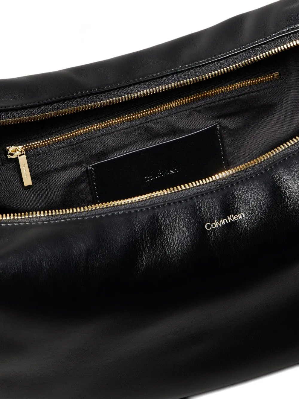 Calvin Klein Schoudertas met rits Zwart