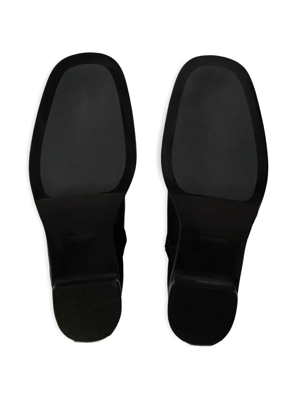 Calvin Klein 55 mm enkellaarzen met logodetail Zwart