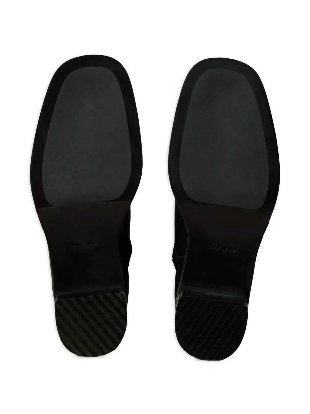 Calvin Klein 55 mm enkellaarzen met logodetail Zwart