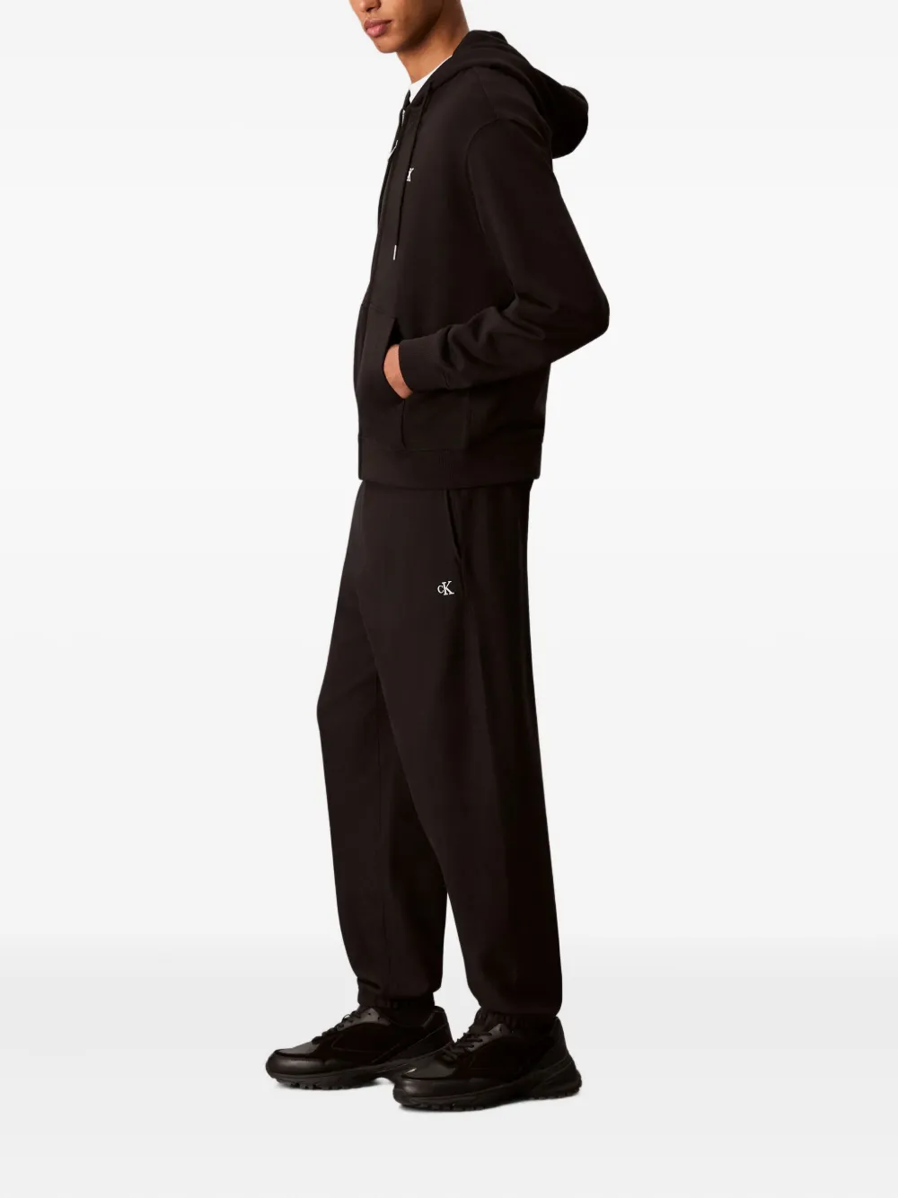 Calvin Klein Jeans Trainingsbroek met logo-detail - Zwart