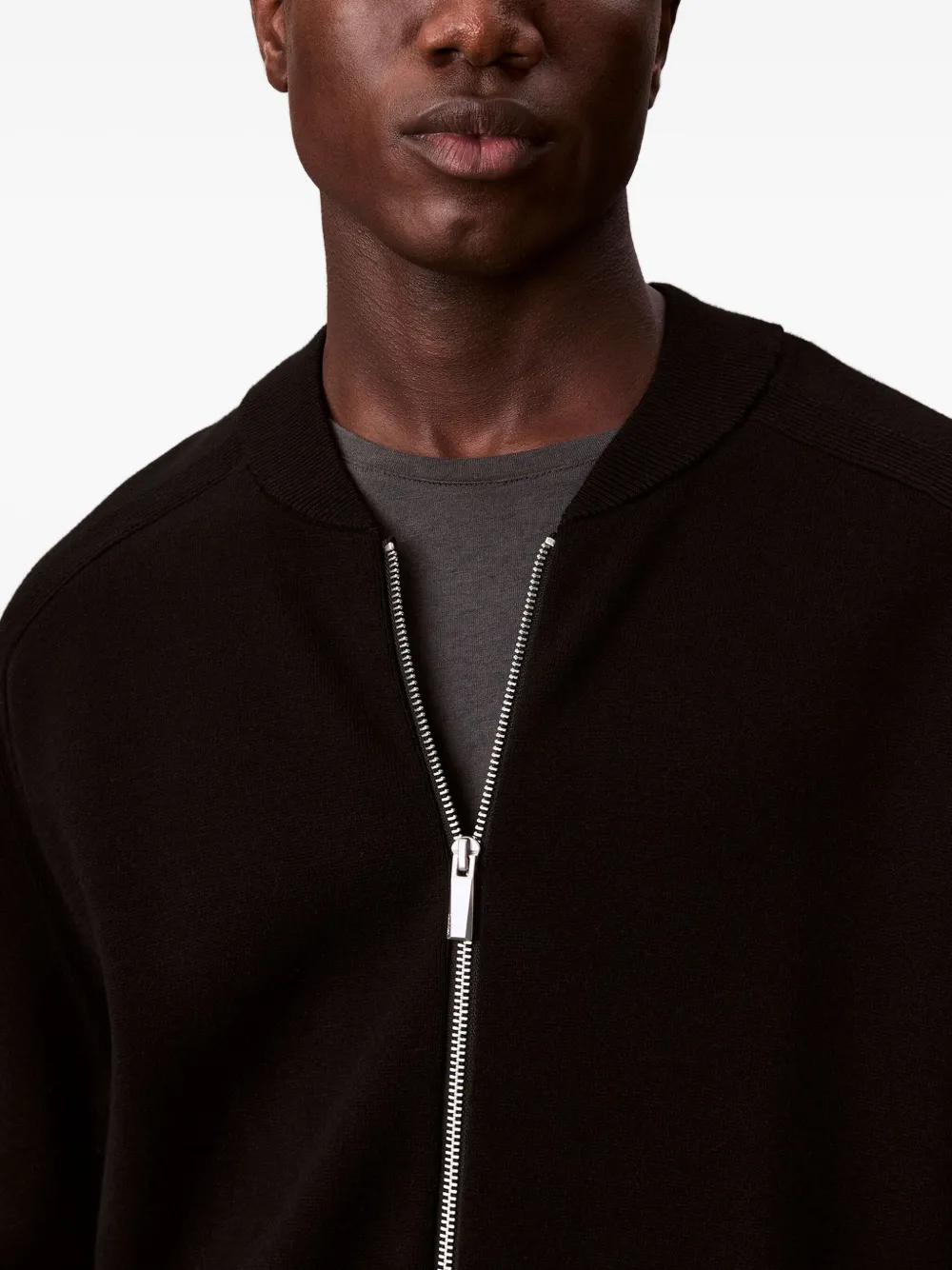 Calvin Klein Vest met rits Zwart