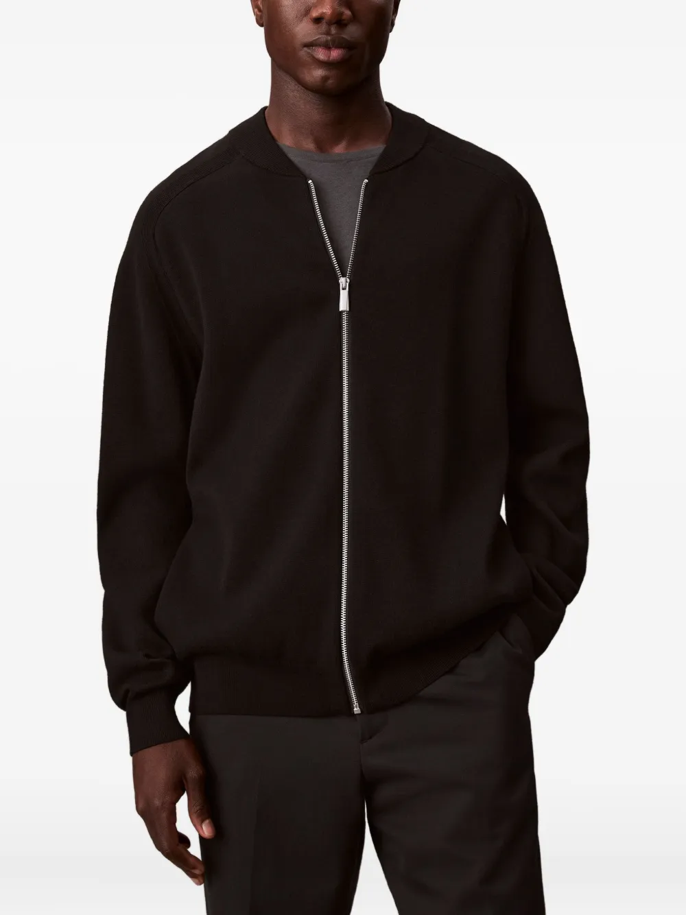 Calvin Klein Vest met rits Zwart