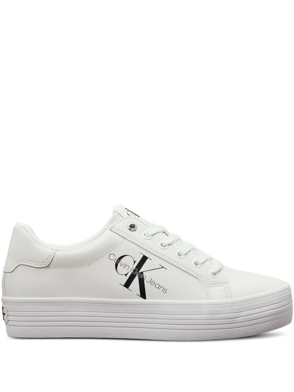 Calvin Klein baskets à logo imprimé | blanc | Image 1