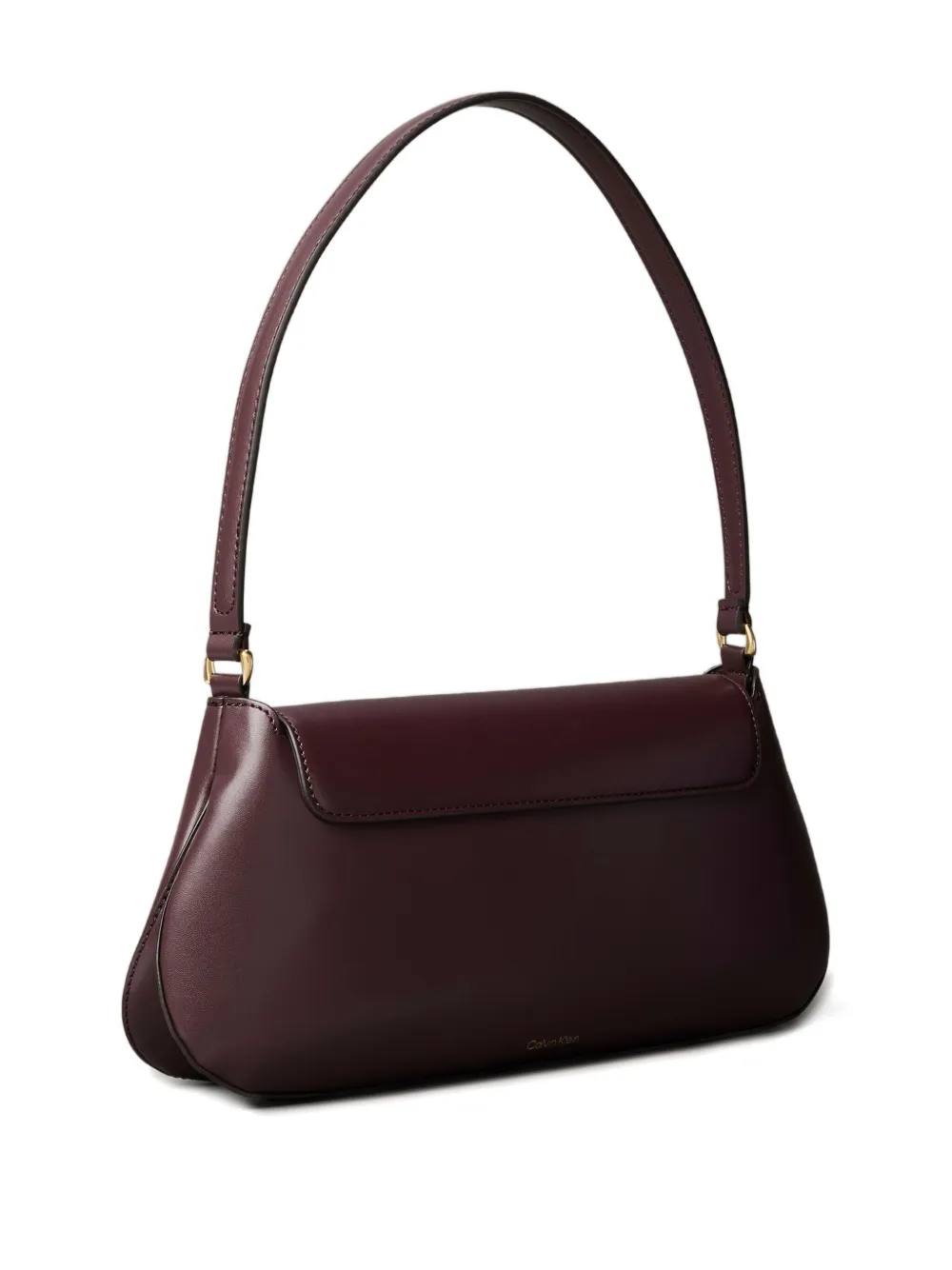 Calvin Klein Schoudertas met gouden hardware - Bruin