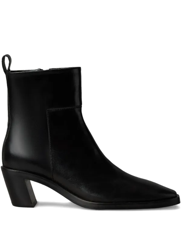 Calvin Klein Square-toe Ankle Boots in Black
