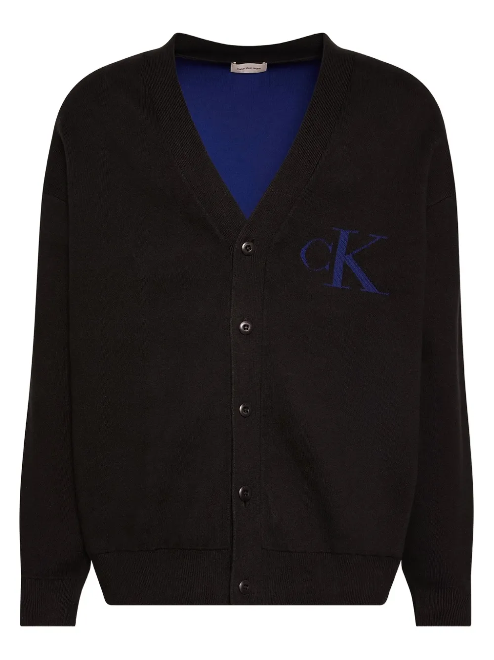 Calvin Klein Jeans logo-embellished cardigan | Black | Image 1
