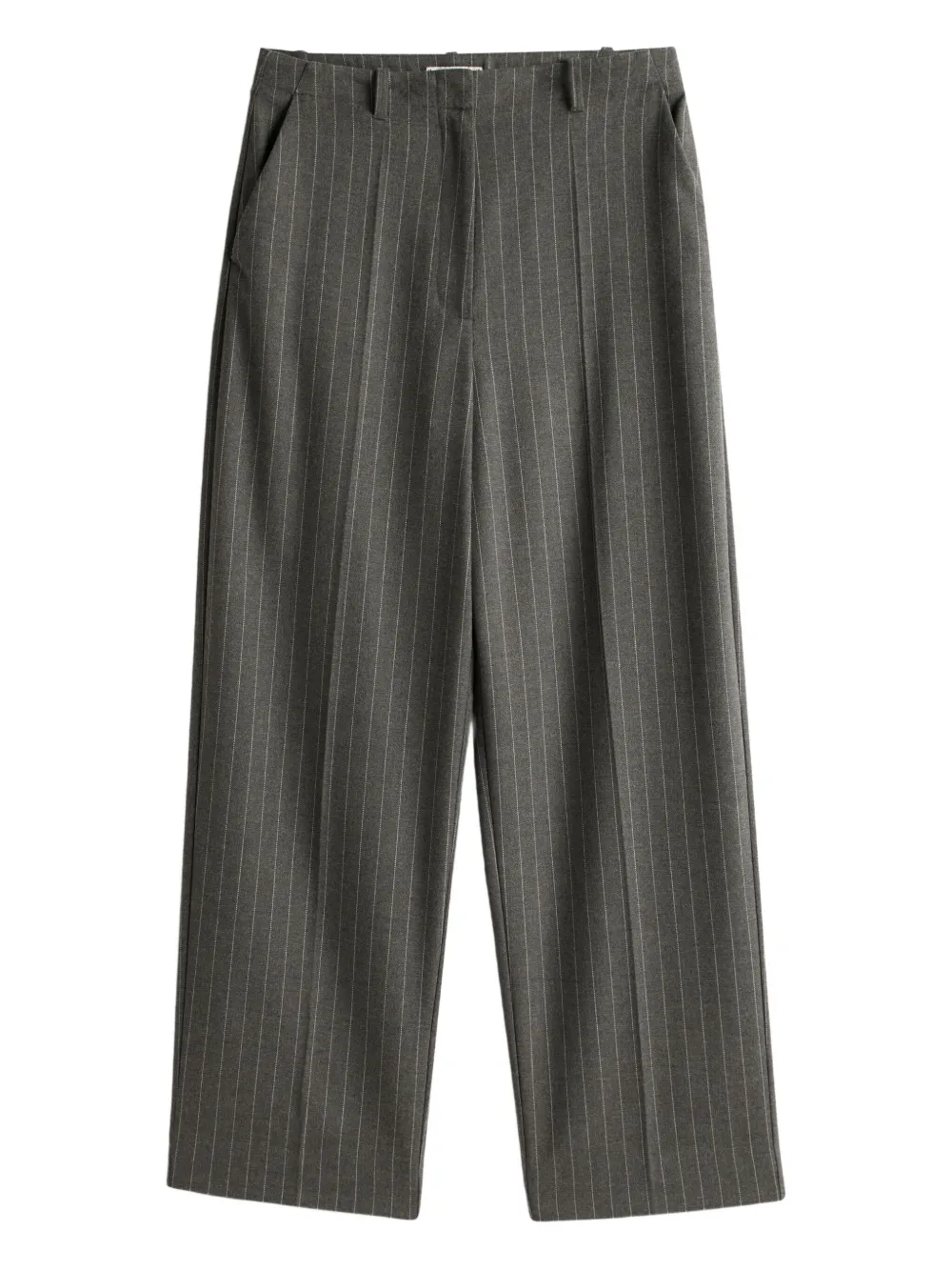 Tommy Hilfiger Pinstripe Pocket Trousers In Gray