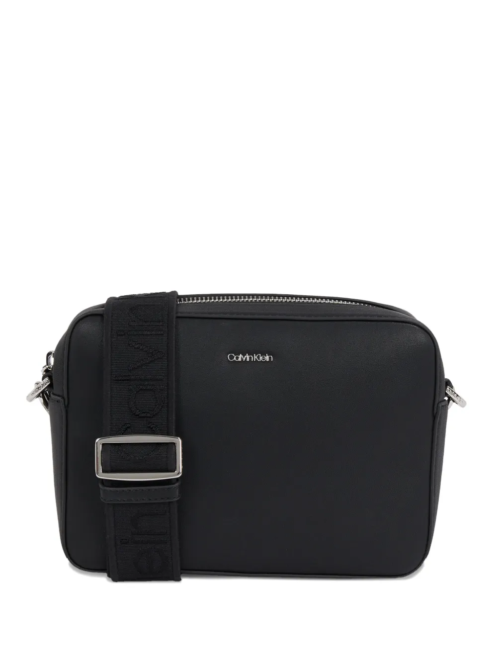 Calvin Klein logo strap shoulder bag - Nero