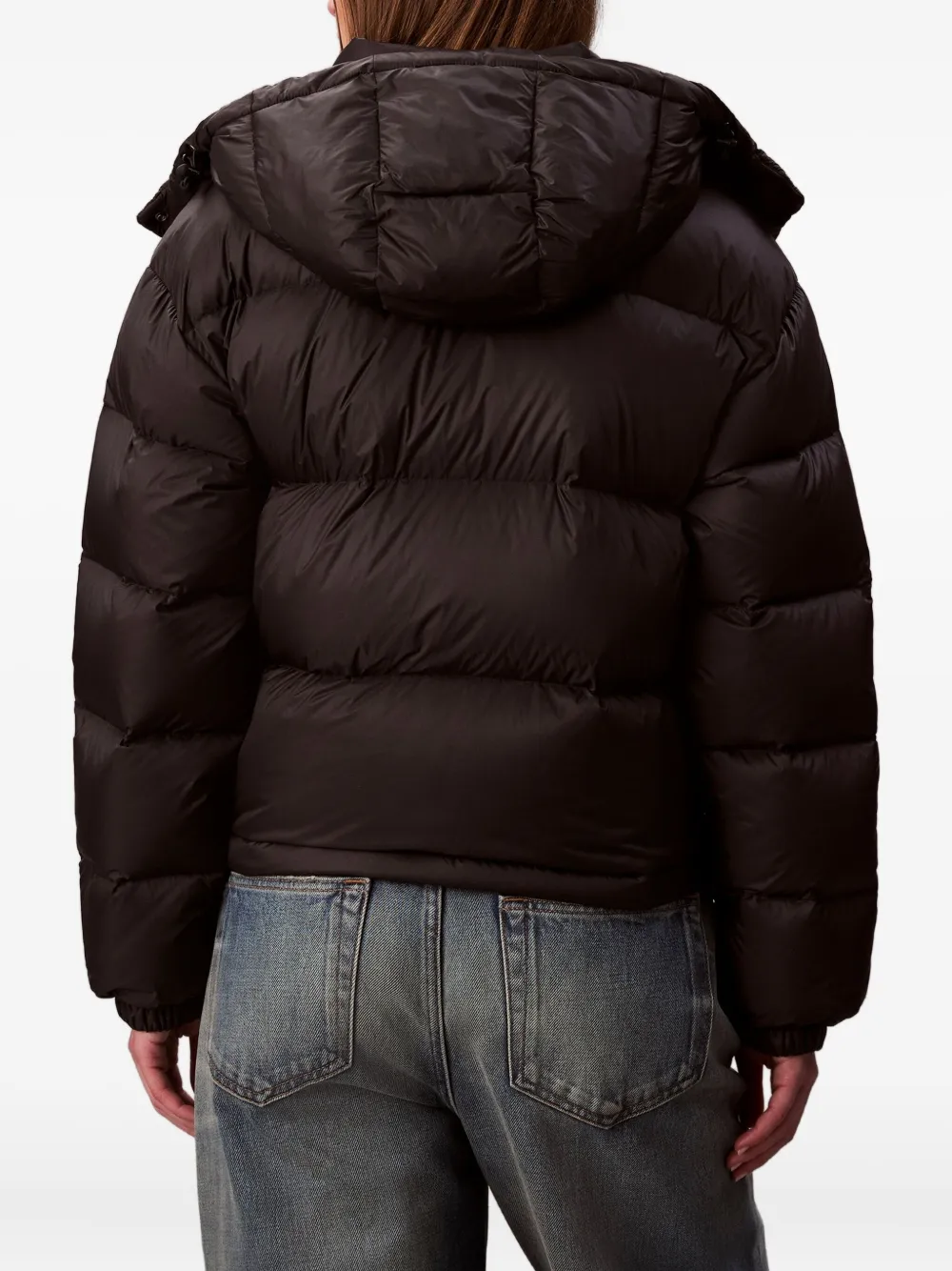 Calvin Klein Jeans Donsjack met logo Zwart