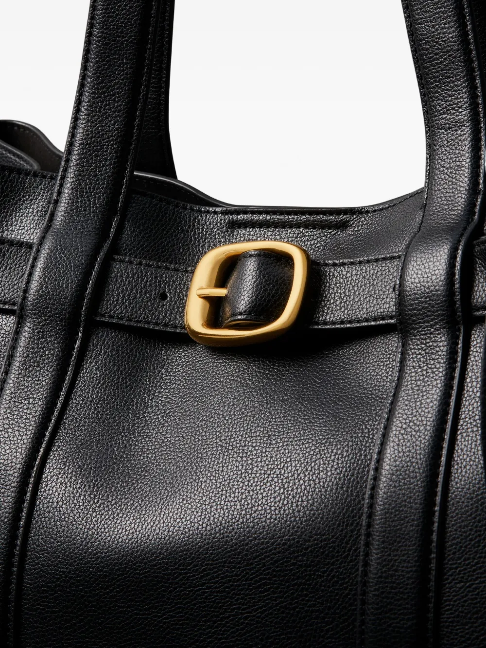 Calvin Klein Shopper met gesp Zwart