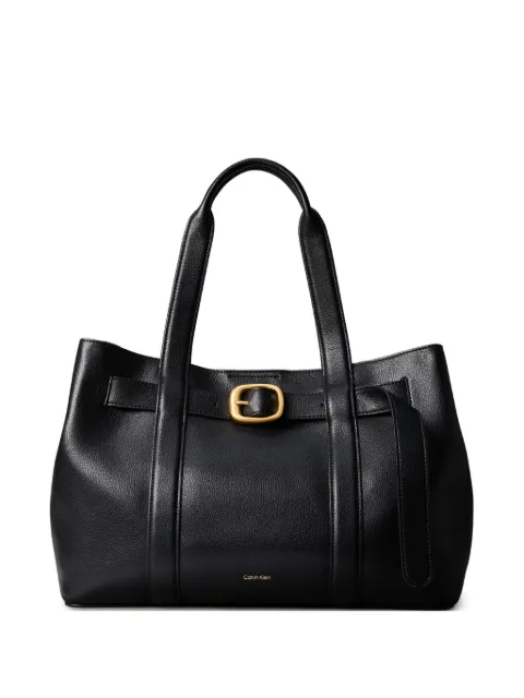 Calvin Klein tote con detalle de hebilla