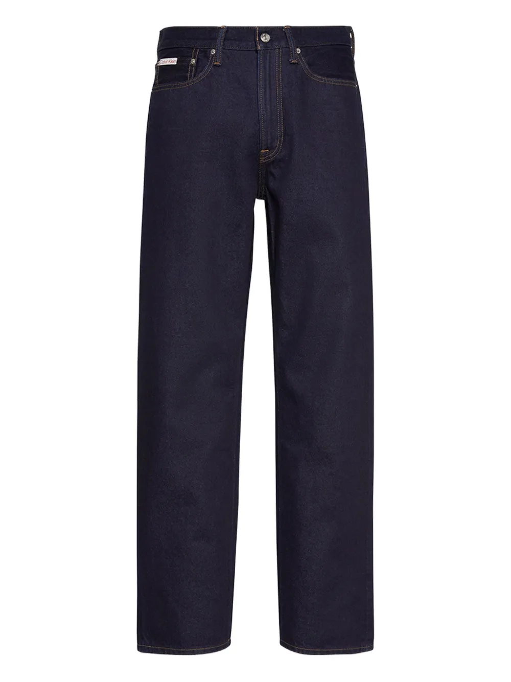 Calvin Klein logo-appliqué straight-leg jeans | Blue | Image 1