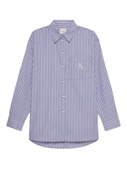 Calvin Klein Jeans cotton poplin striped shirt