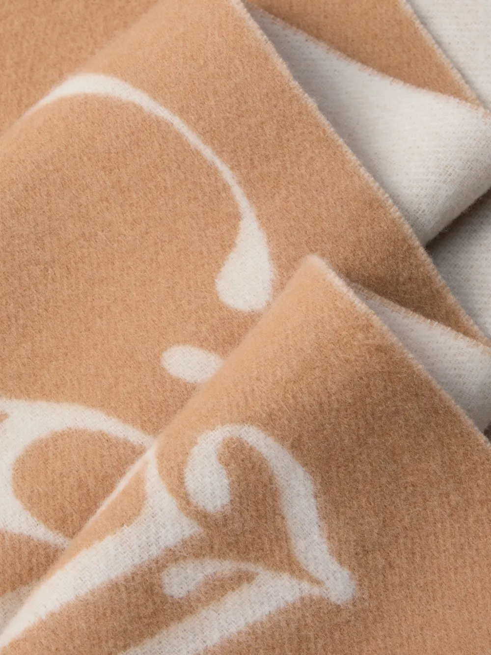 Calvin Klein Sjaal met franje Beige