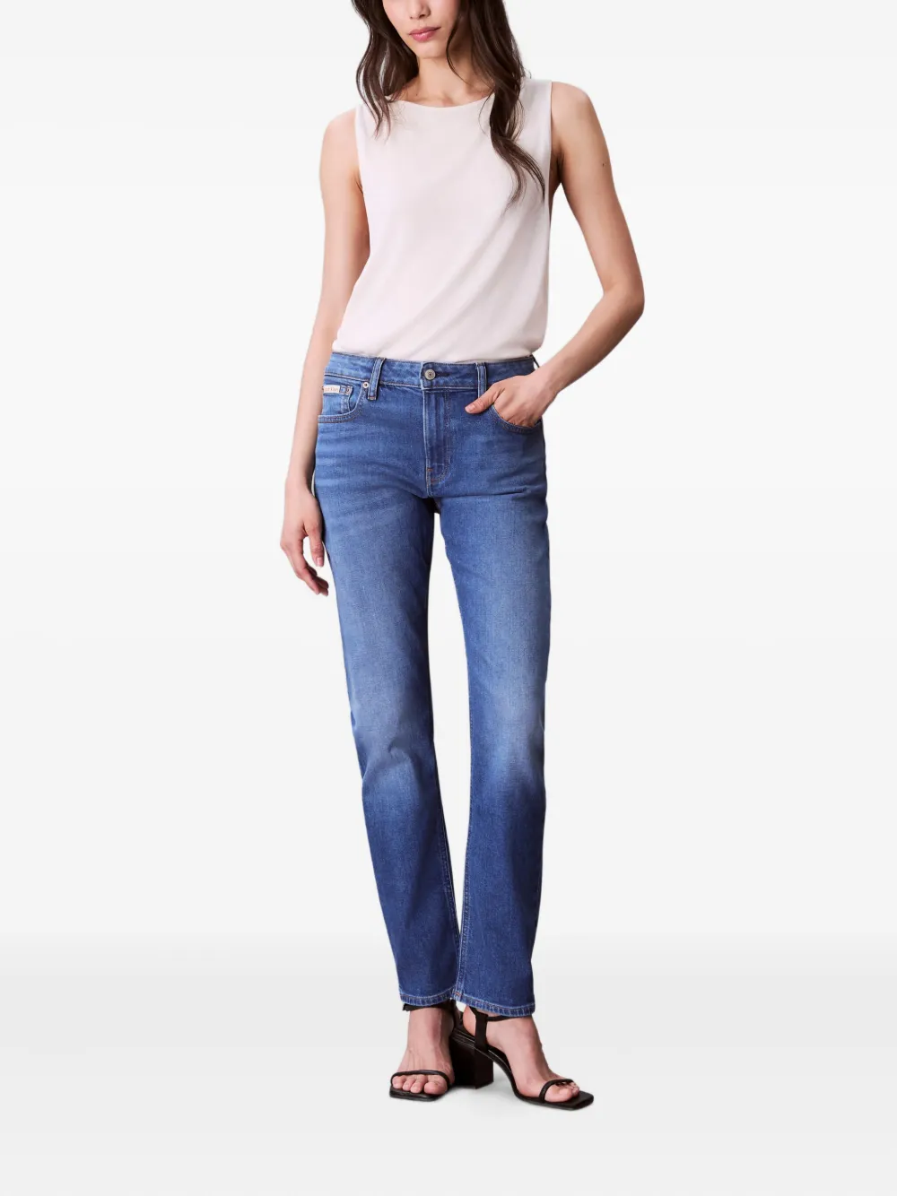 Calvin Klein Jeans Jeans met logo - Blauw