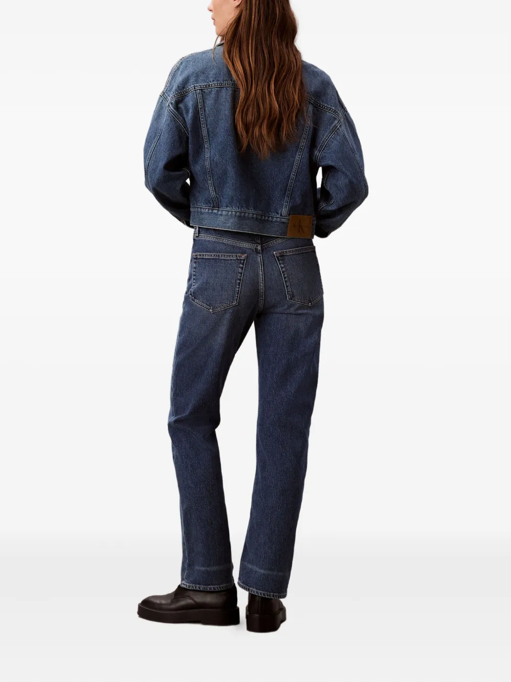 Calvin Klein Jeans Straight jeans Blauw
