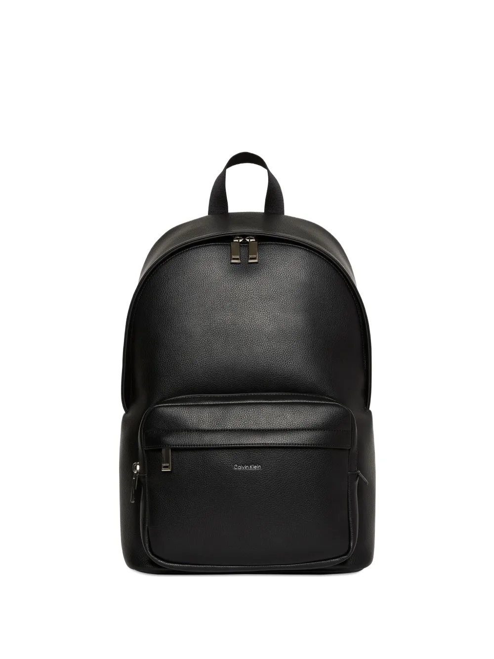 Calvin Klein Zipped Backpack In Black