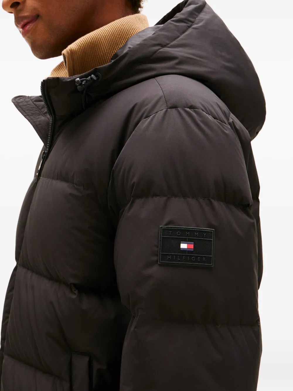 Tommy Hilfiger Gewatteerd jack Zwart