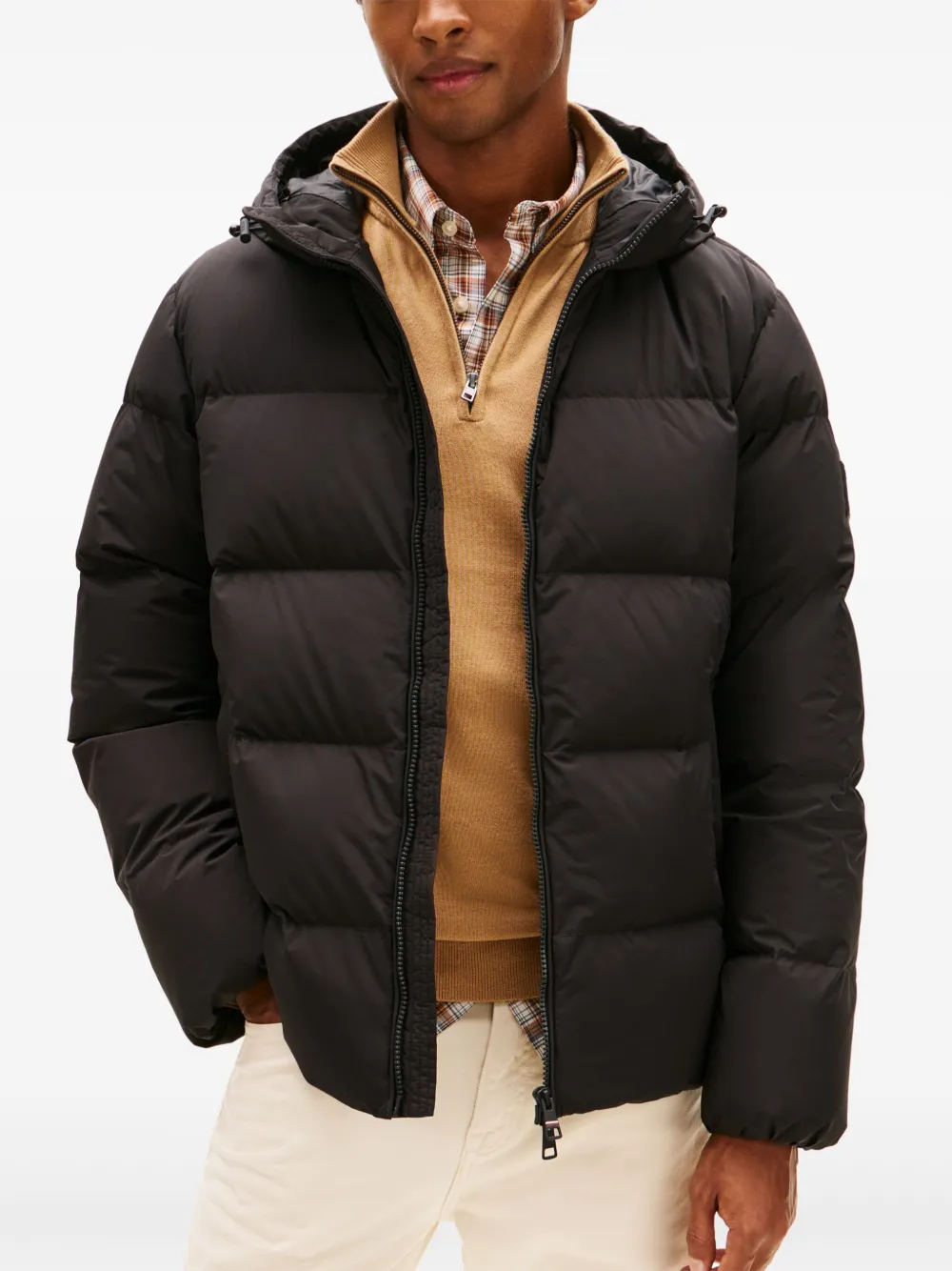 Tommy Hilfiger Gewatteerd jack Zwart