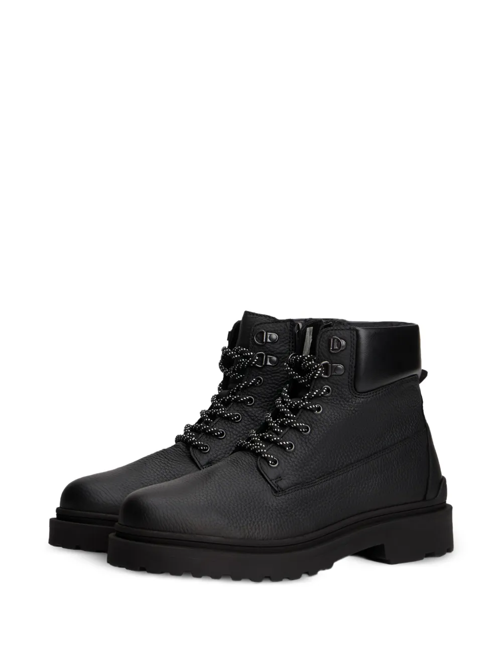 Tommy Jeans Cleat lace-up boots Zwart