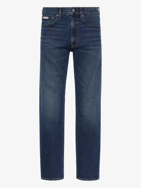 Calvin Klein Jeans logo-patch jeans