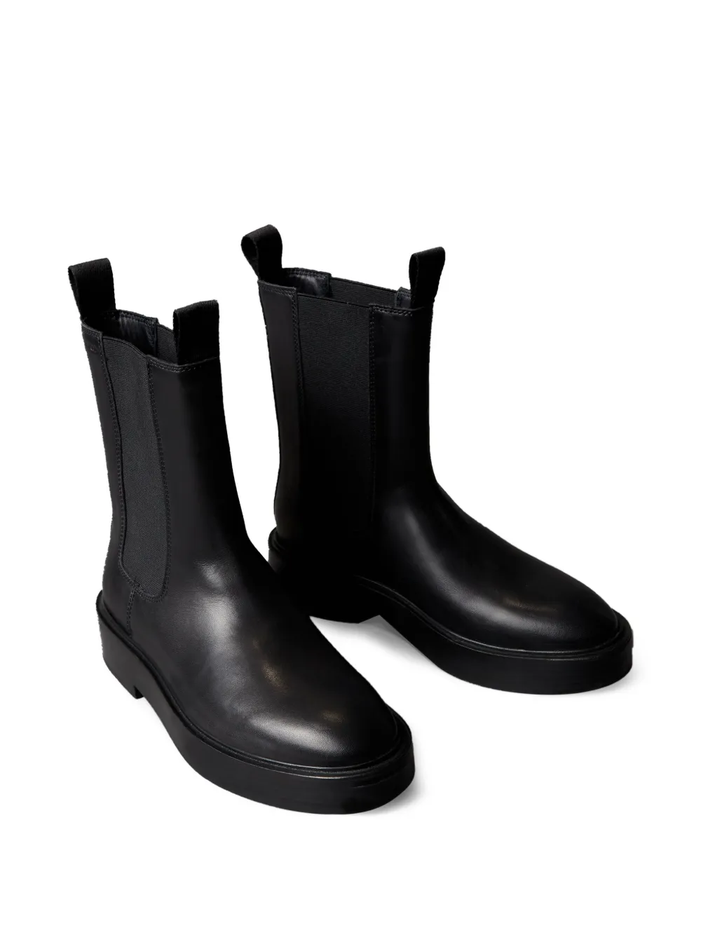 Calvin Klein Leren Chelsea laarzen Zwart