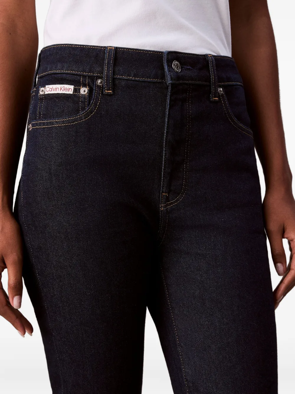 Calvin Klein Jeans Flared jeans Blauw