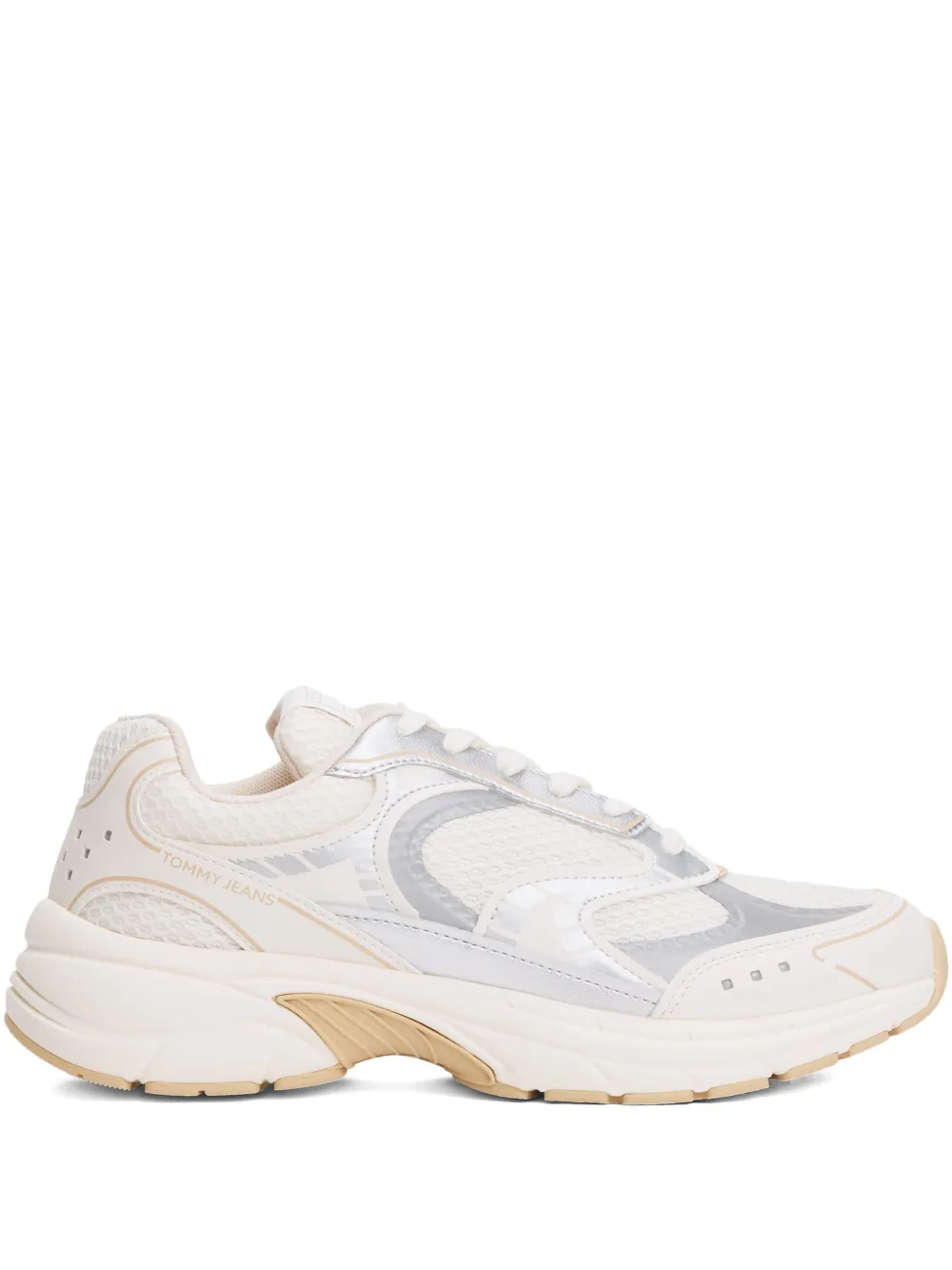 Tommy Jeans Sneakers met vlakken Beige