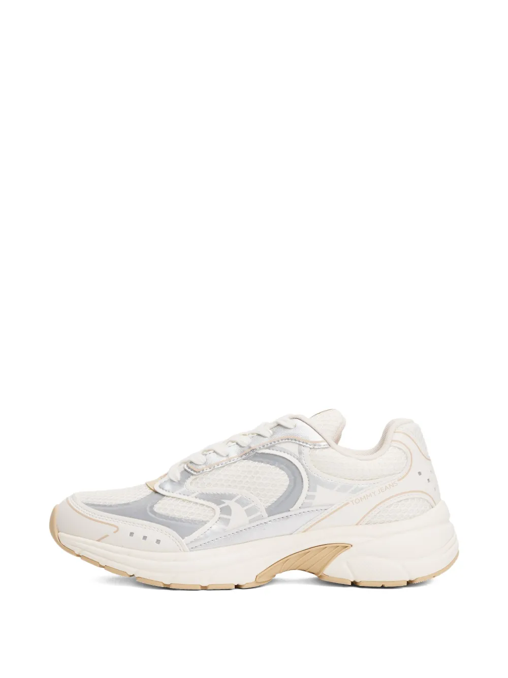 Tommy Jeans Sneakers met vlakken Beige