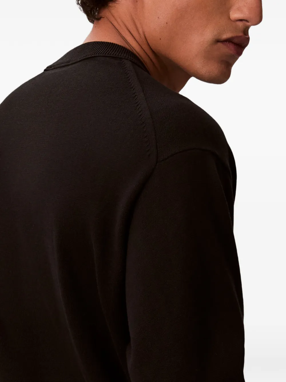 Calvin Klein Jeans Sweater met logo Zwart