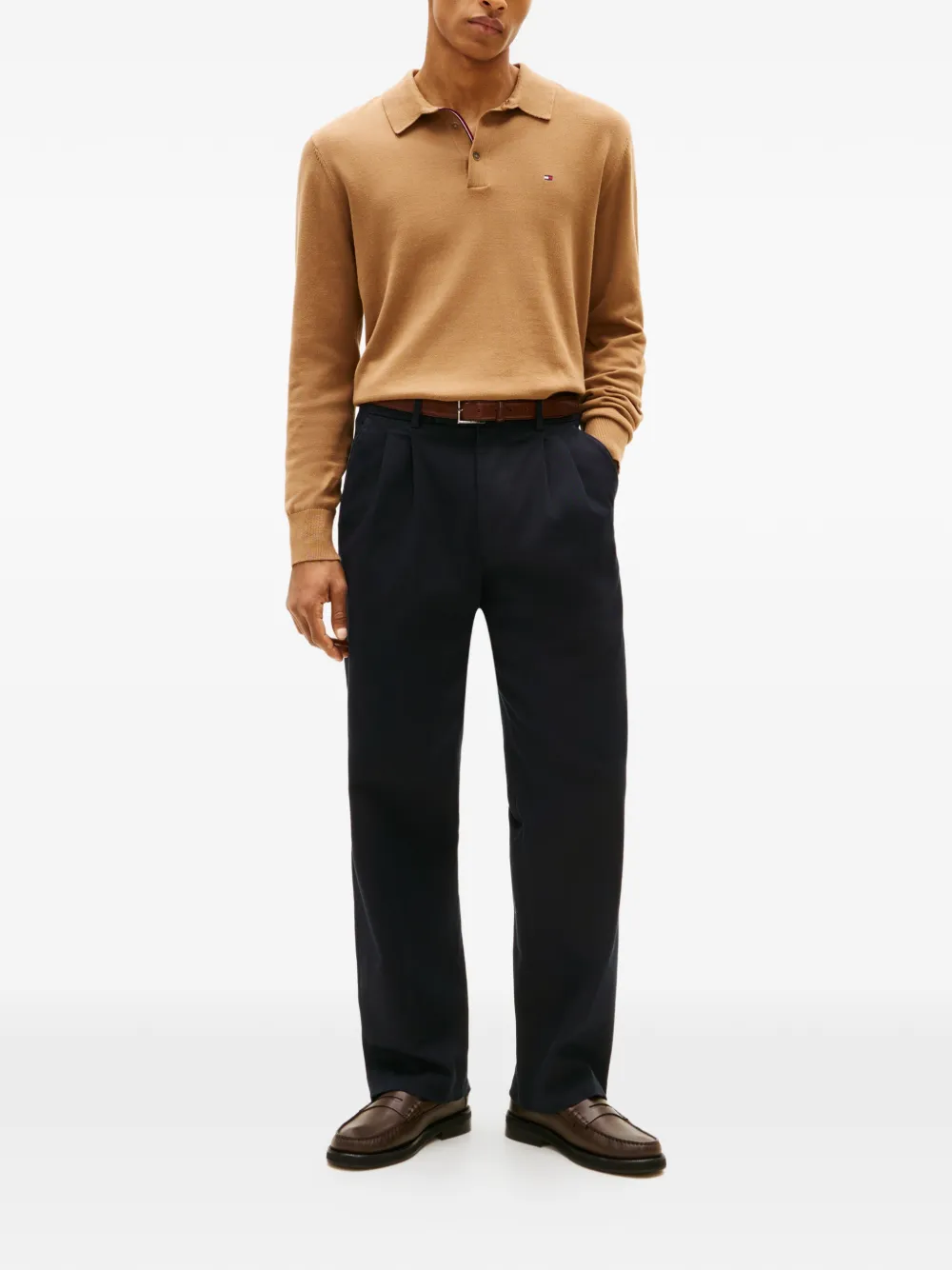 Tommy Hilfiger pleated button-fastening trousers | Tailored Pants | Image 2