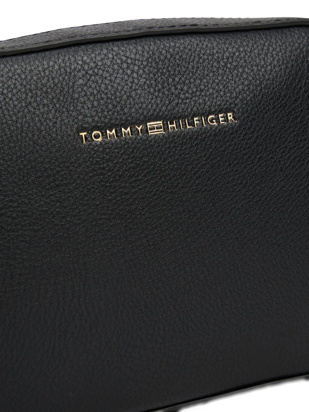 Tommy Hilfiger Logo-lettering Camera Bag In Black