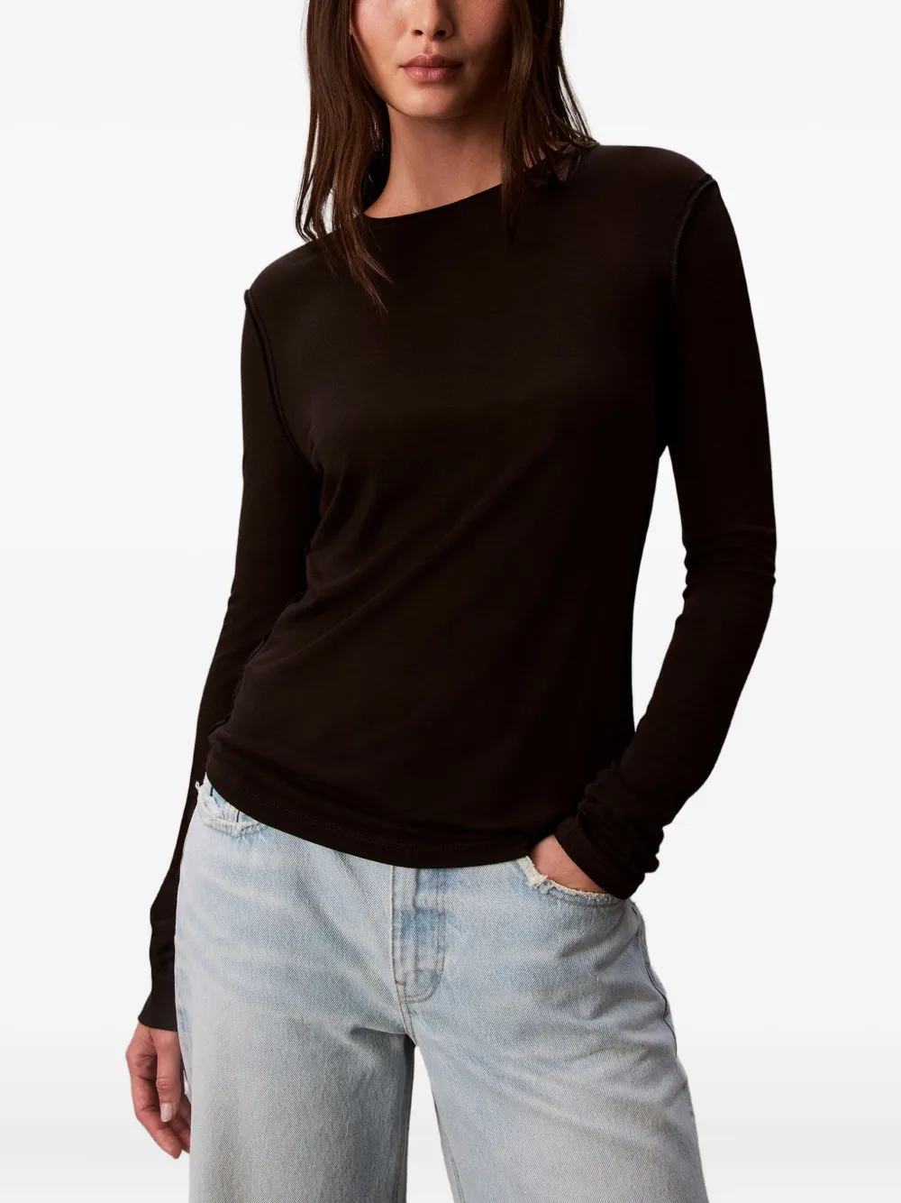 Calvin Klein Long-sleeve T-shirt In Multi