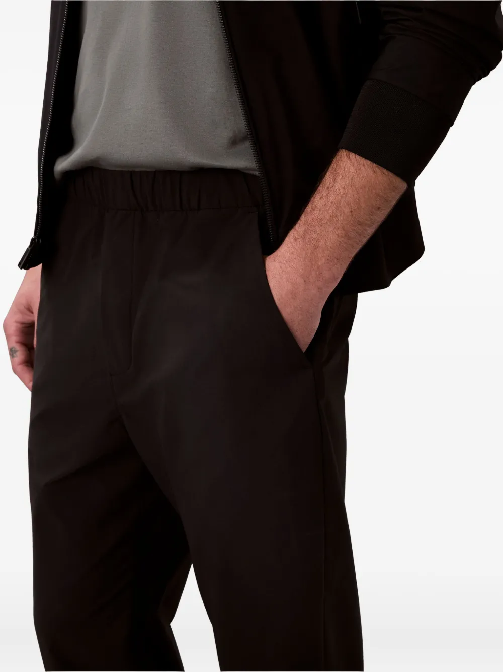 Calvin Klein Broek met trekkoord Zwart