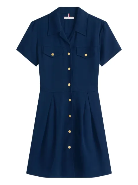 Tommy Hilfiger buttoned-pocketed mini dress
