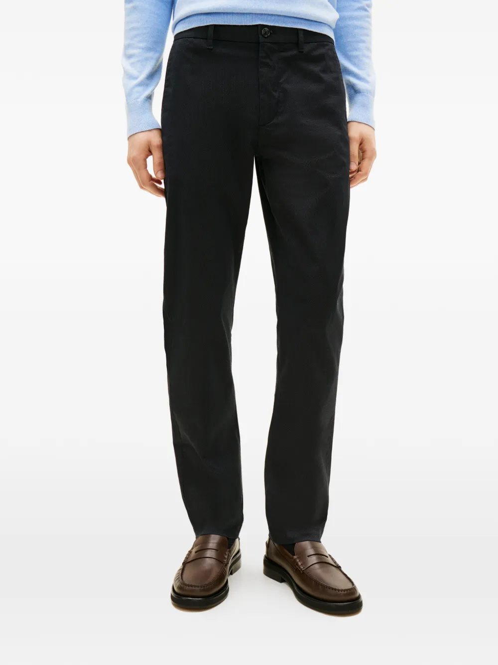 buttoned pocket trousers