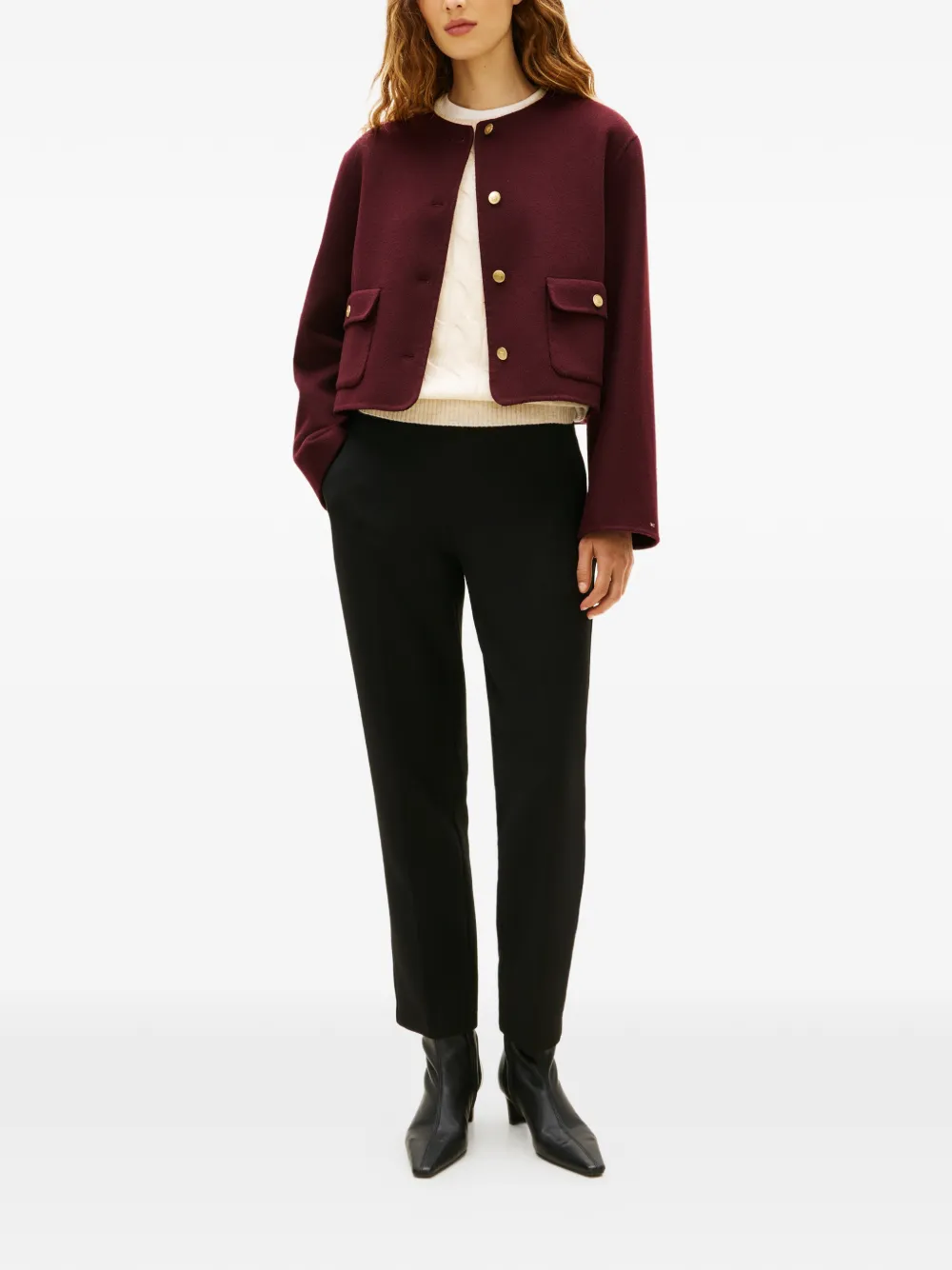 Tommy Hilfiger flap-pocketS buttoned jacket | Cropped Jackets | Image 2