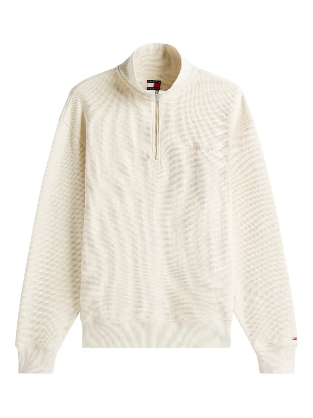 Tommy Jeans zip-up sweater | Neutrals | Image 1